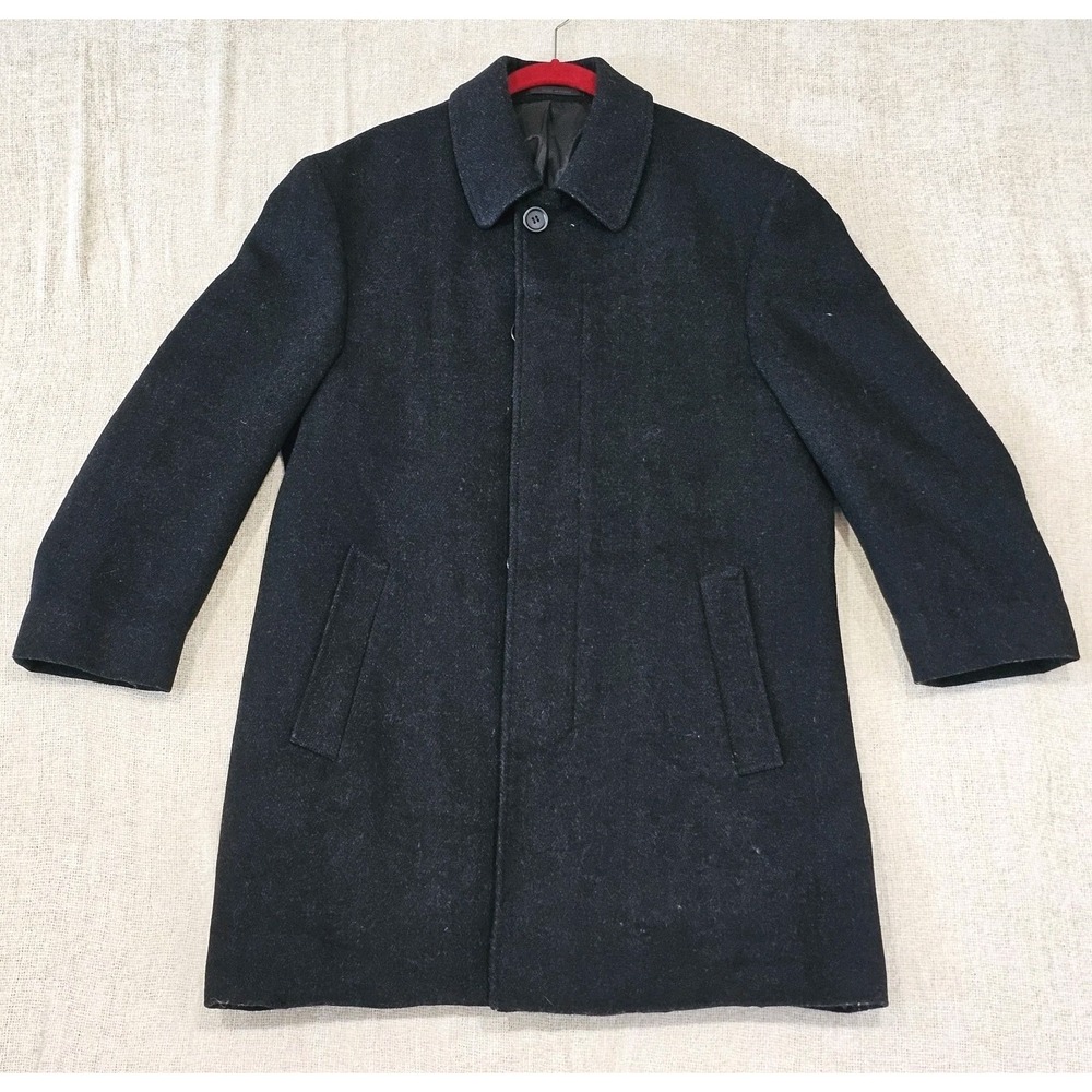 Chaps Ralph‎ Lauren 38R Coat-50% Wool- 50% Polyester Lined Overcoat Classic Warm